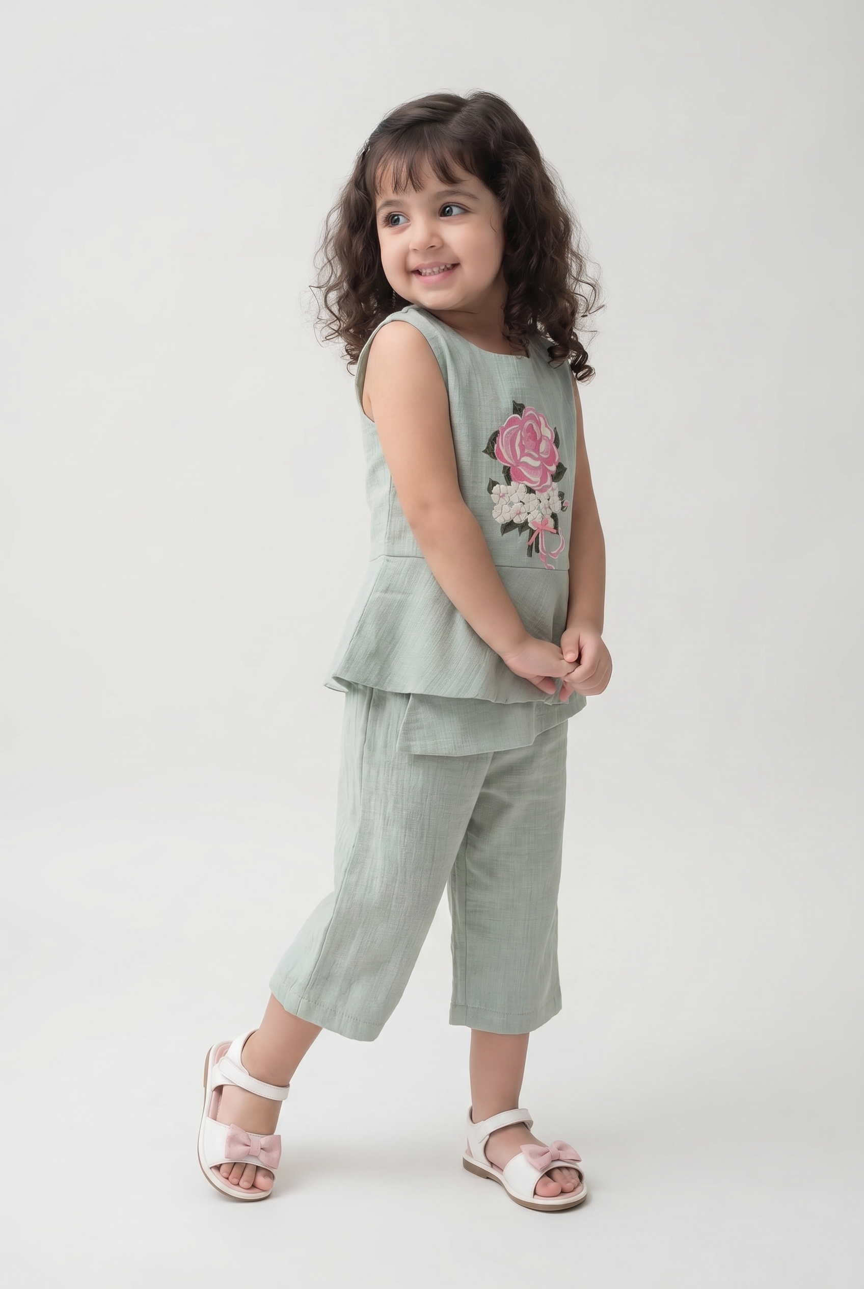 Sage Green Muslin Co-ordset