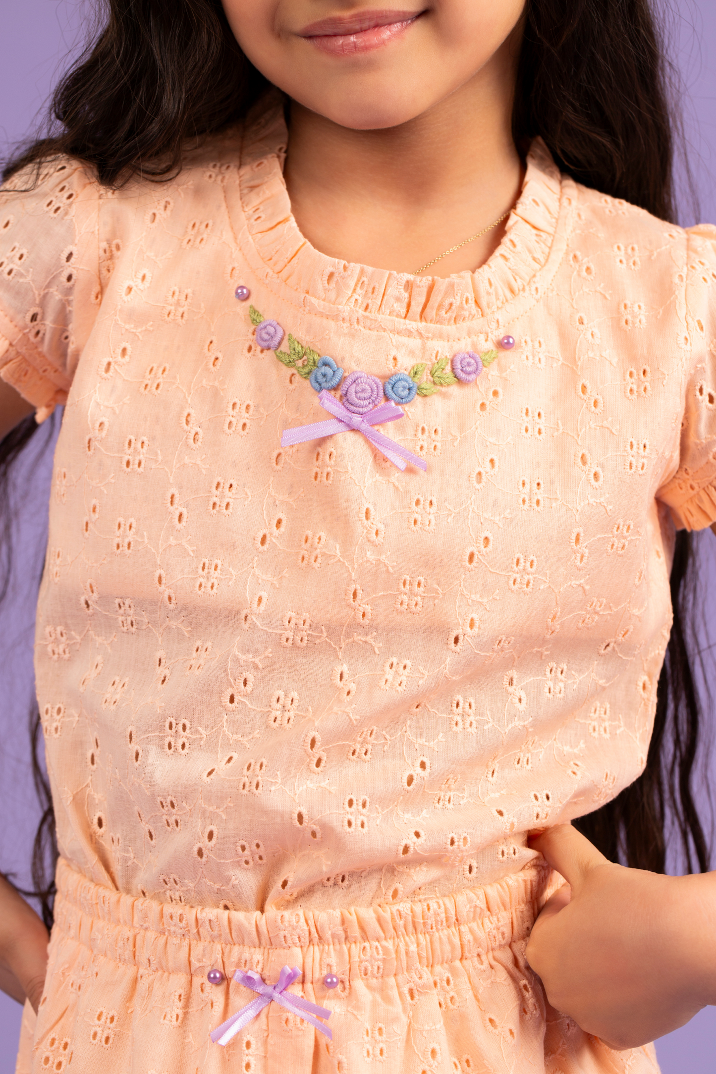 Peach Chicken Co-ord Set