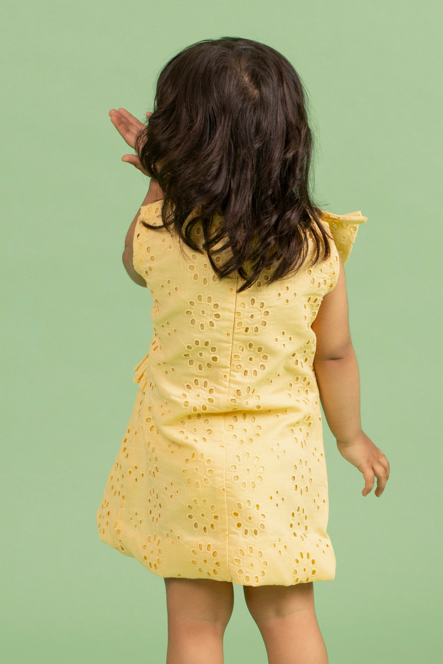 Yellow Dress with Ruffles!