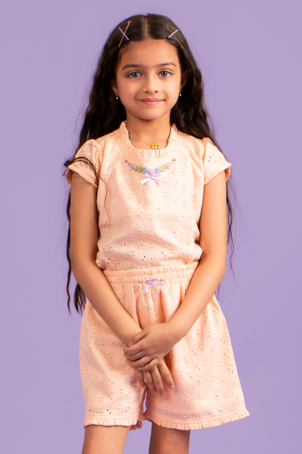 Peach Chicken Co-ord Set