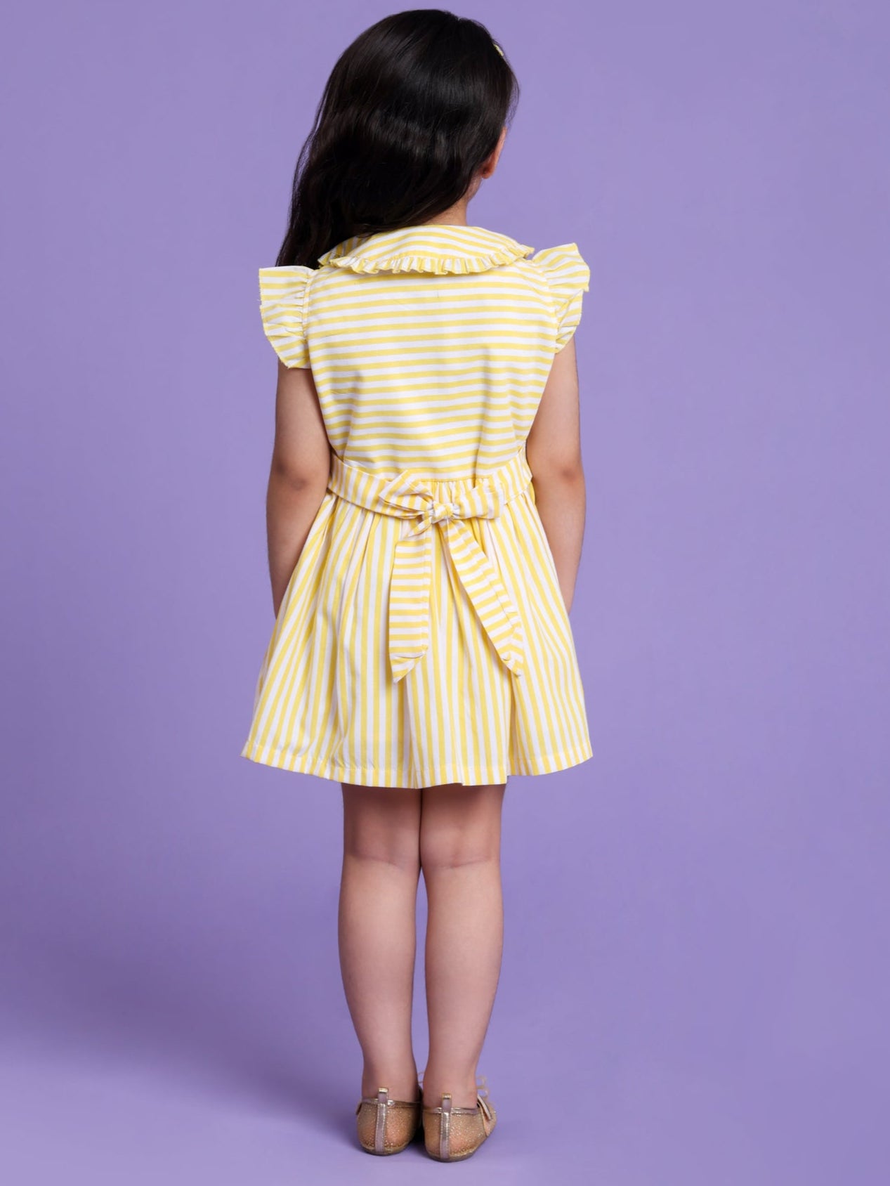 Yellow Stripe dress