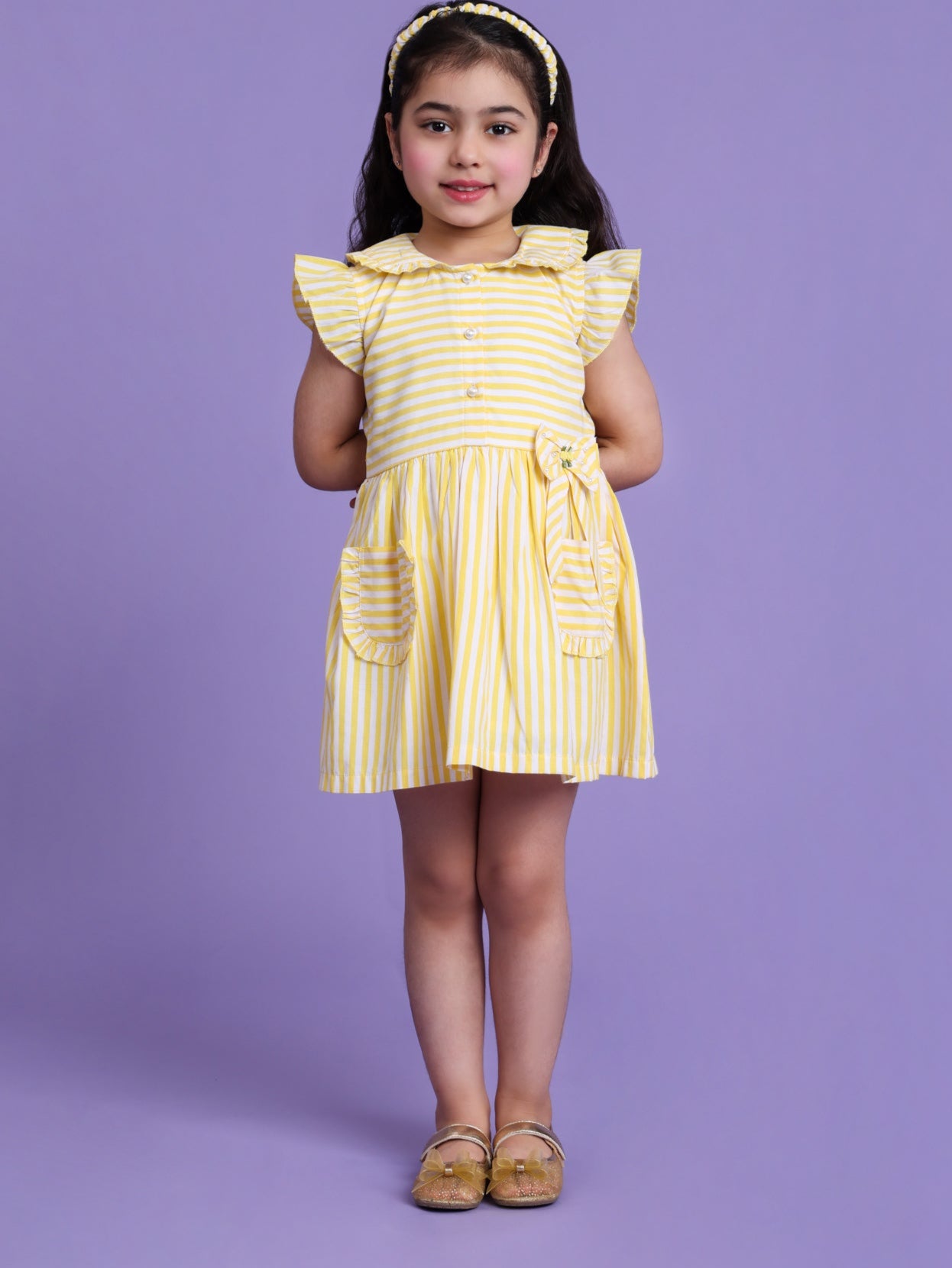 Yellow Stripe dress