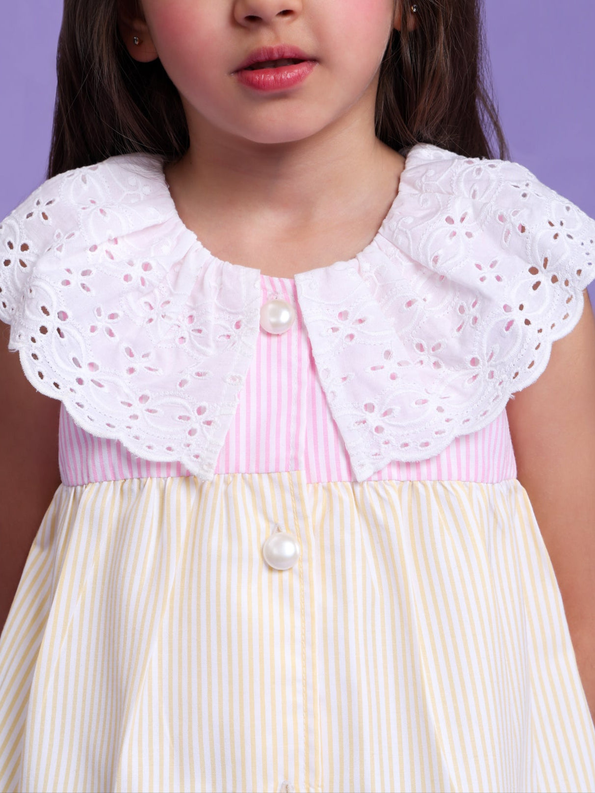 Multiple stripe sun dress