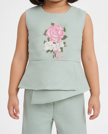 Sage Green Muslin Co-ordset