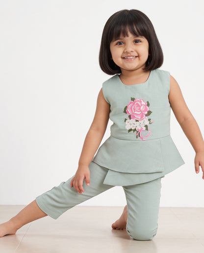 Sage Green Muslin Co-ordset