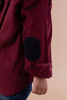 Maroon velvet corduroy shirt