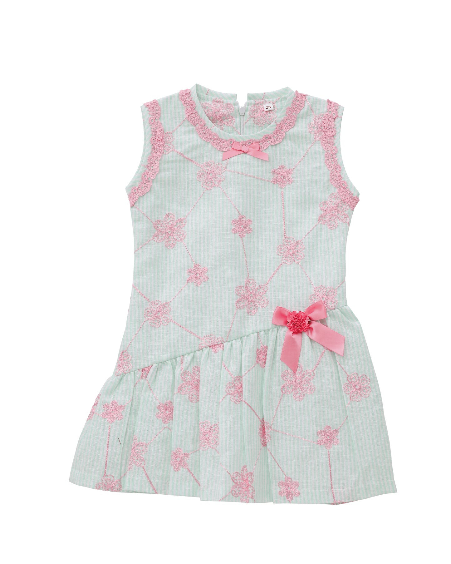Easy Breezy Mint Green Cotton linen dress