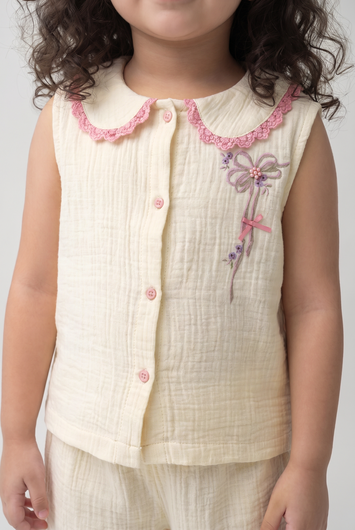 Super Comfortable Butter Muslin Co-ord set