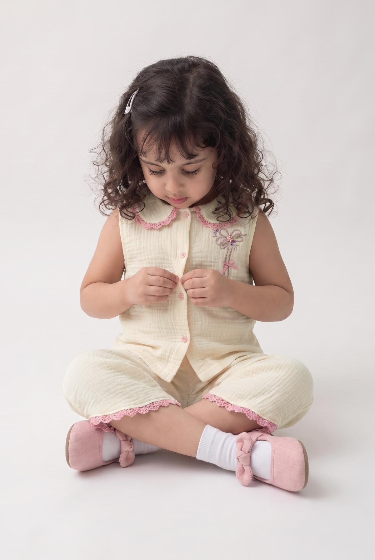 Super Comfortable Butter Muslin Co-ord set