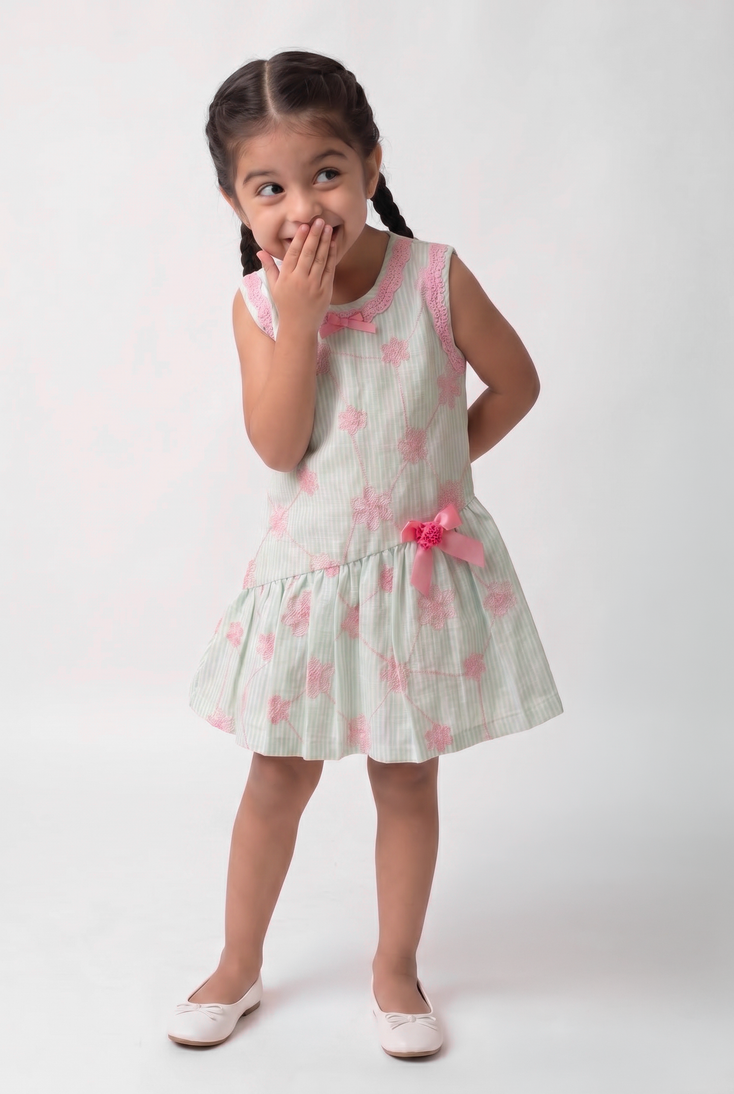 Easy Breezy Mint Green Cotton linen dress