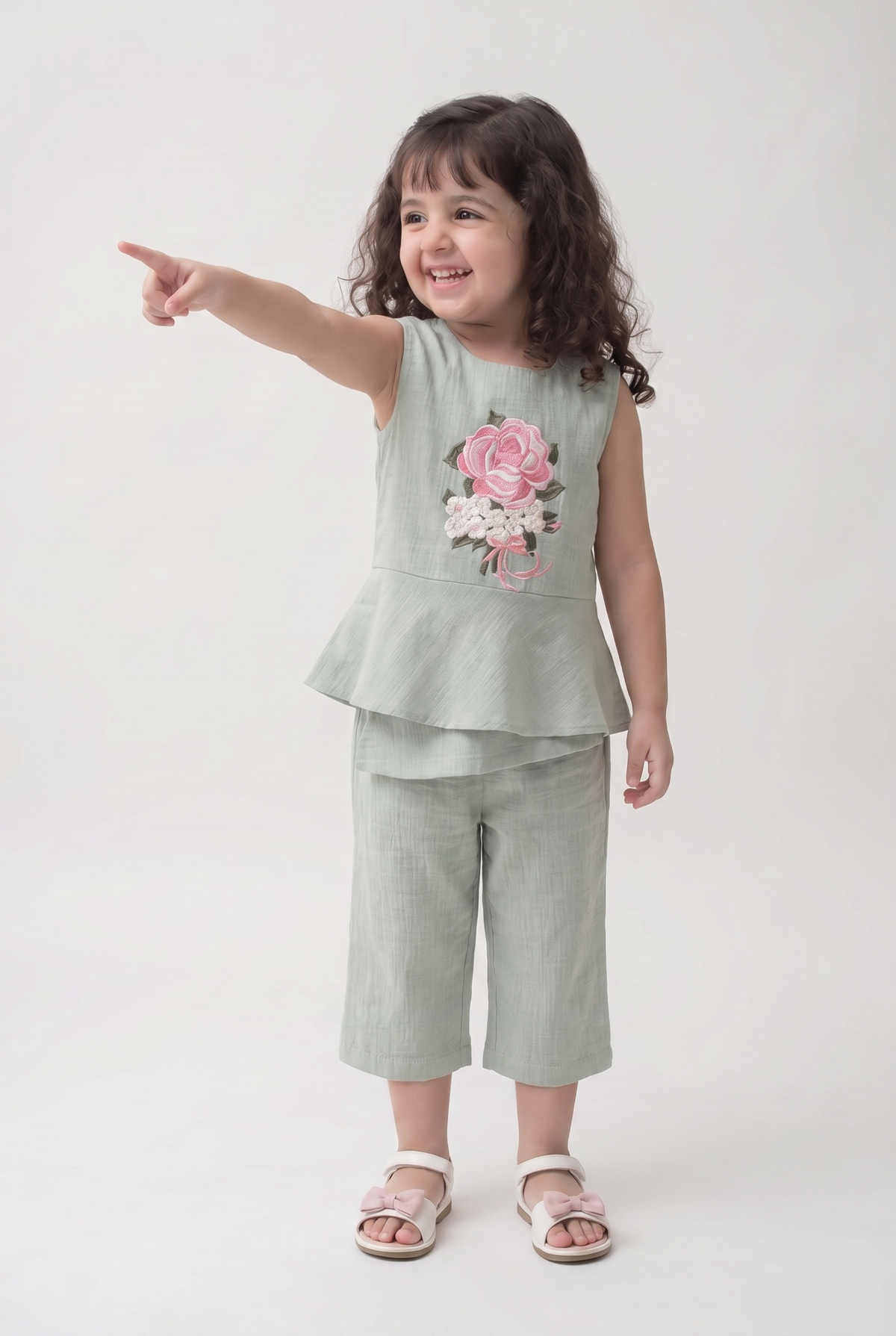 Sage Green Muslin Co-ordset