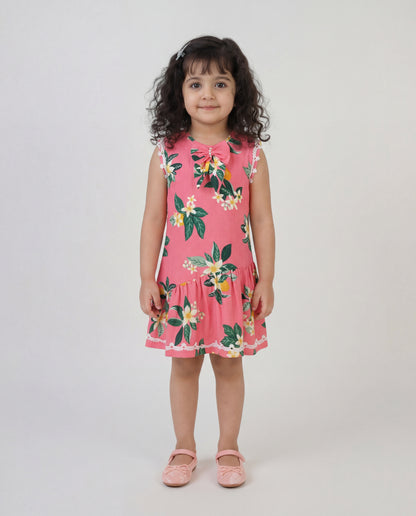 Floral printed sun dress