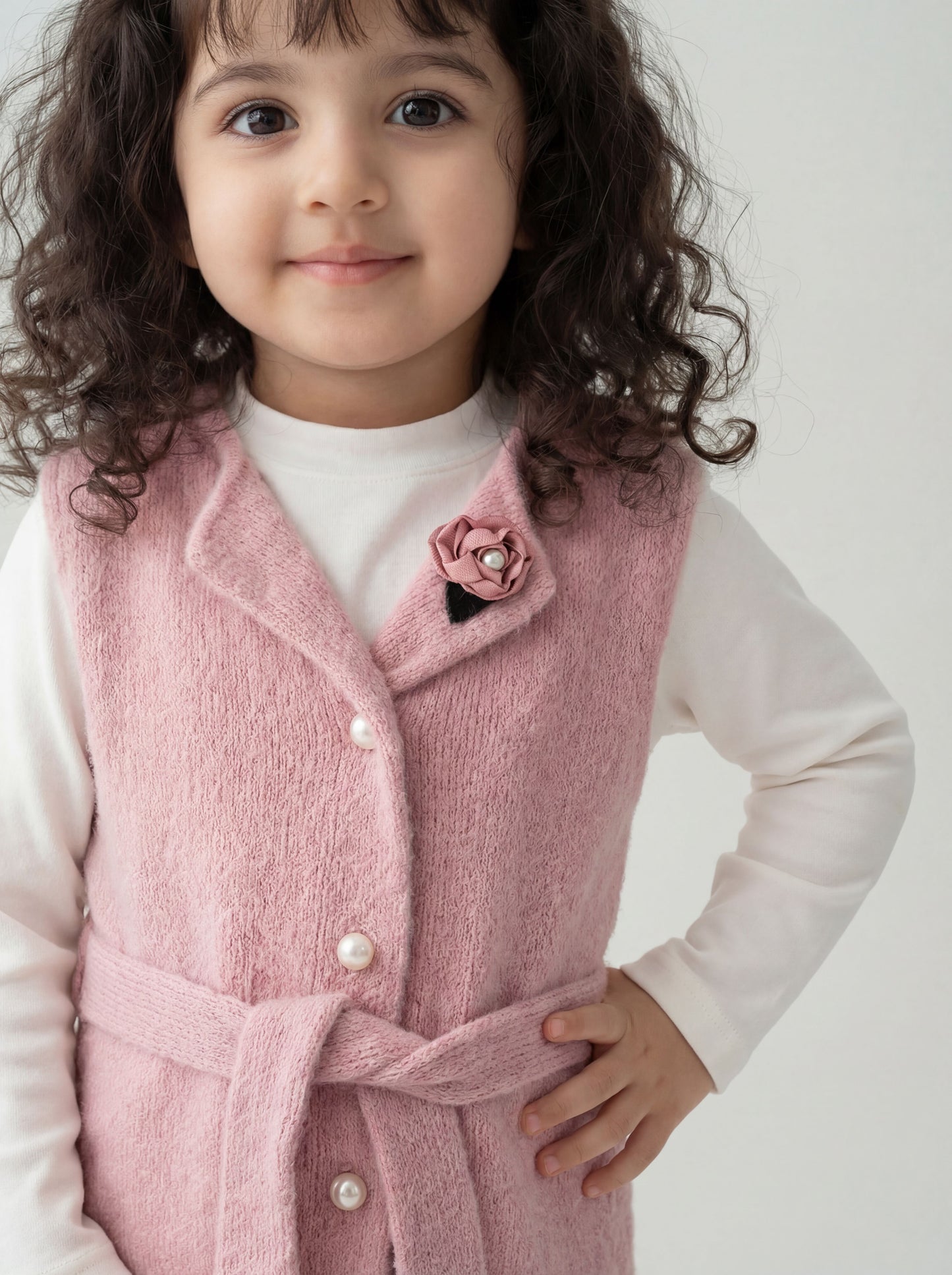 Peach dress with cream inner (042)