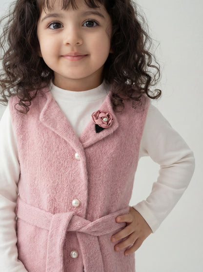 Peach dress with cream inner (042)