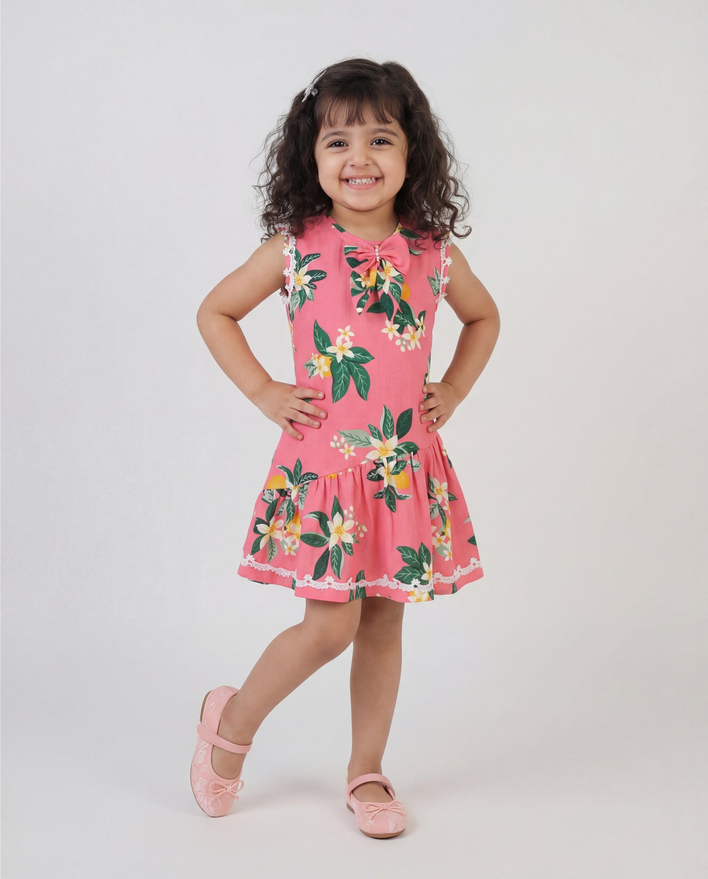 Floral printed sun dress