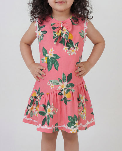 Floral printed sun dress