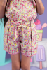 Floral Print Shorts Set