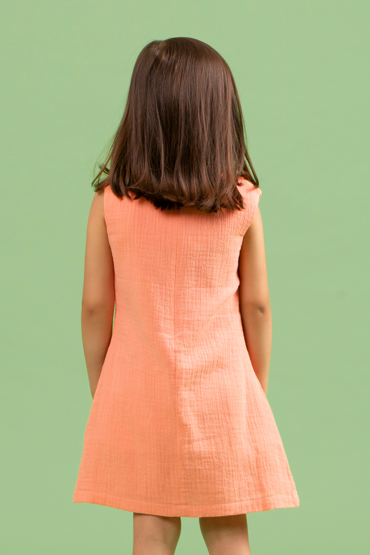 Orange Lace dress