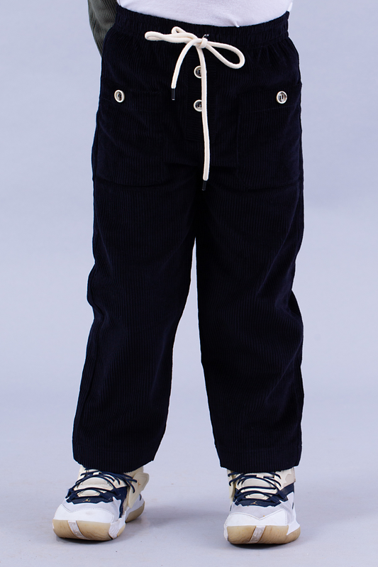 Navy corduroy pants