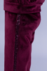 Wine sequin tracksuit