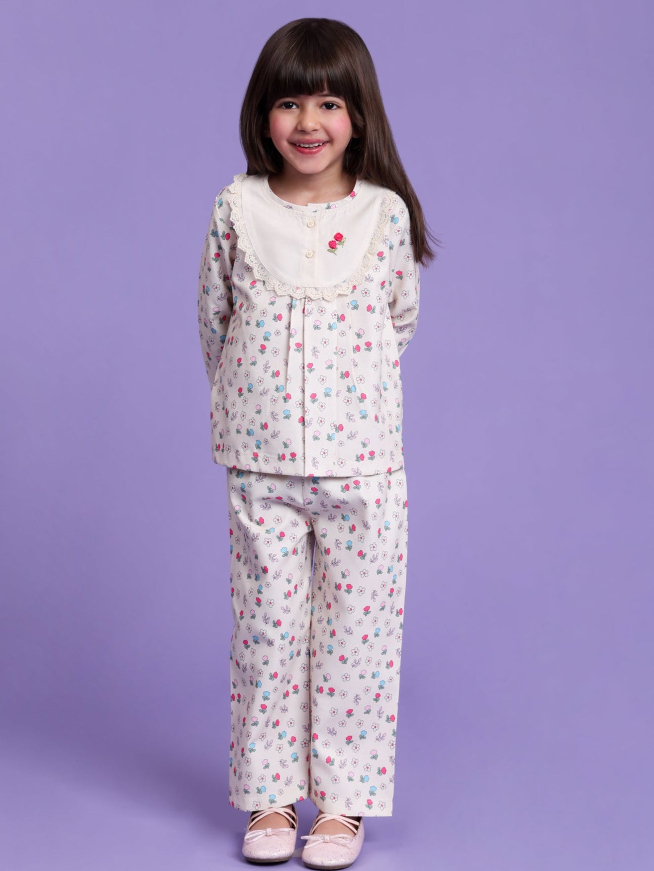 Comfy Floral printed nightsuit