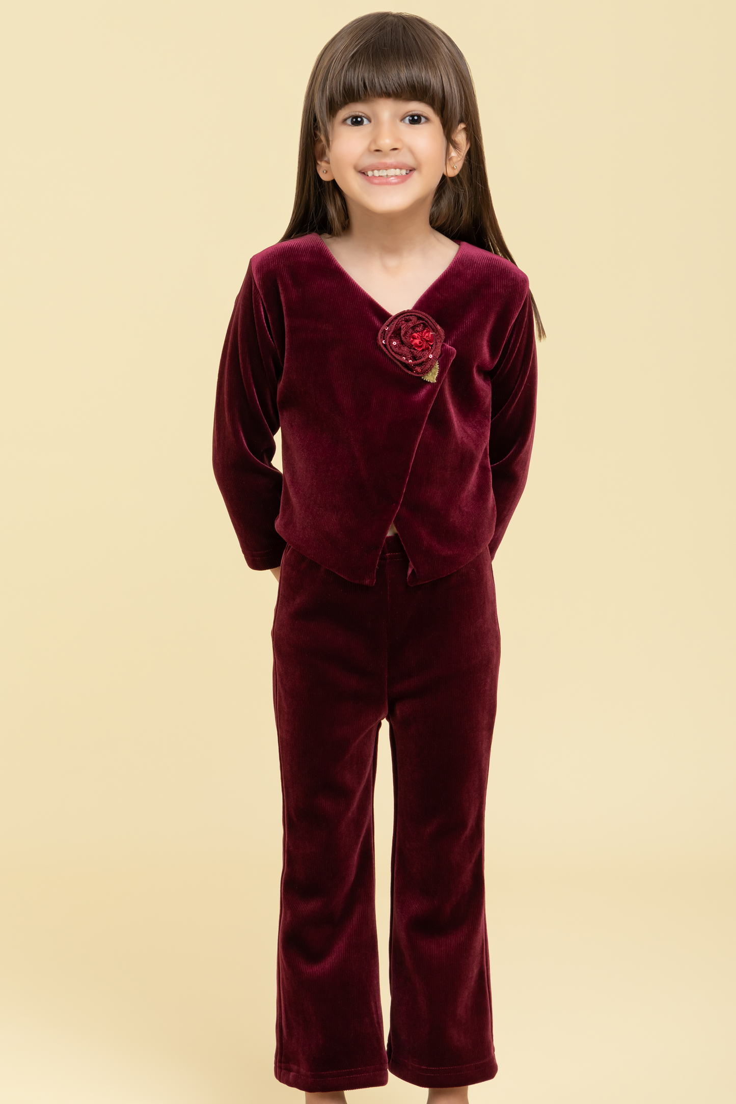 Formal Maroon co-ord set