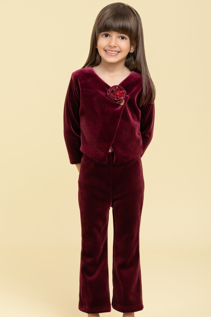 Formal Maroon co-ord set