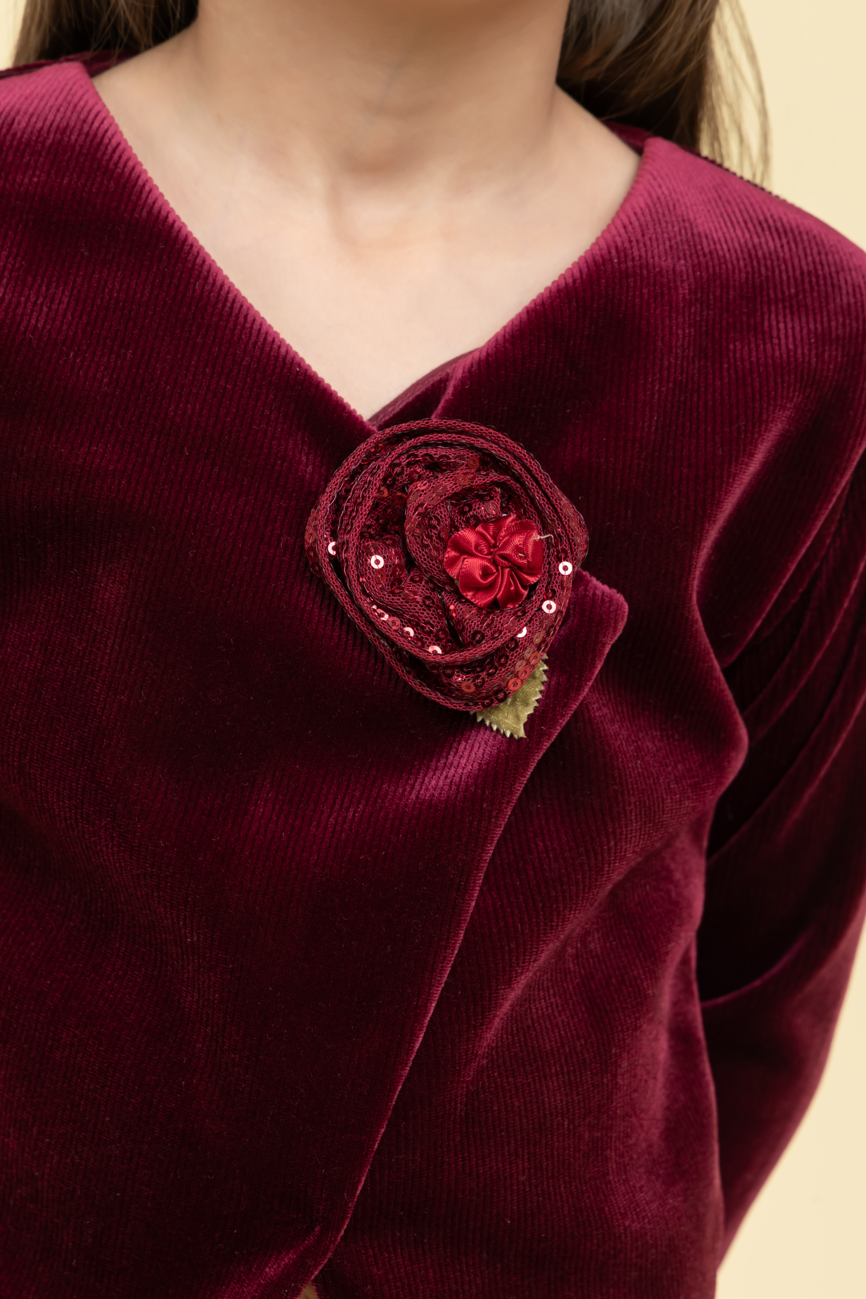 Formal Maroon co-ord set
