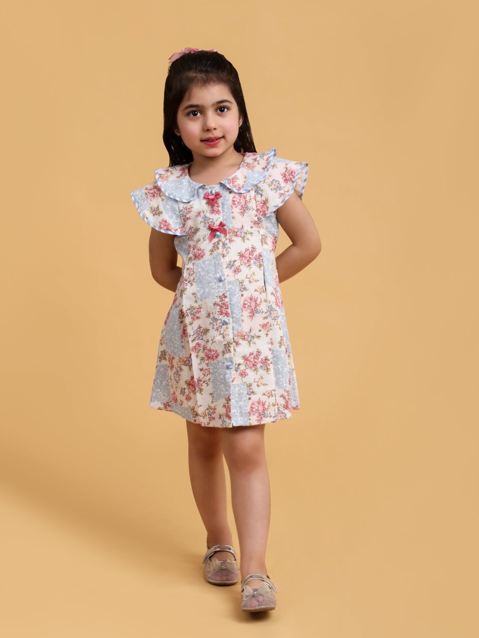 Soft printed cotton dress