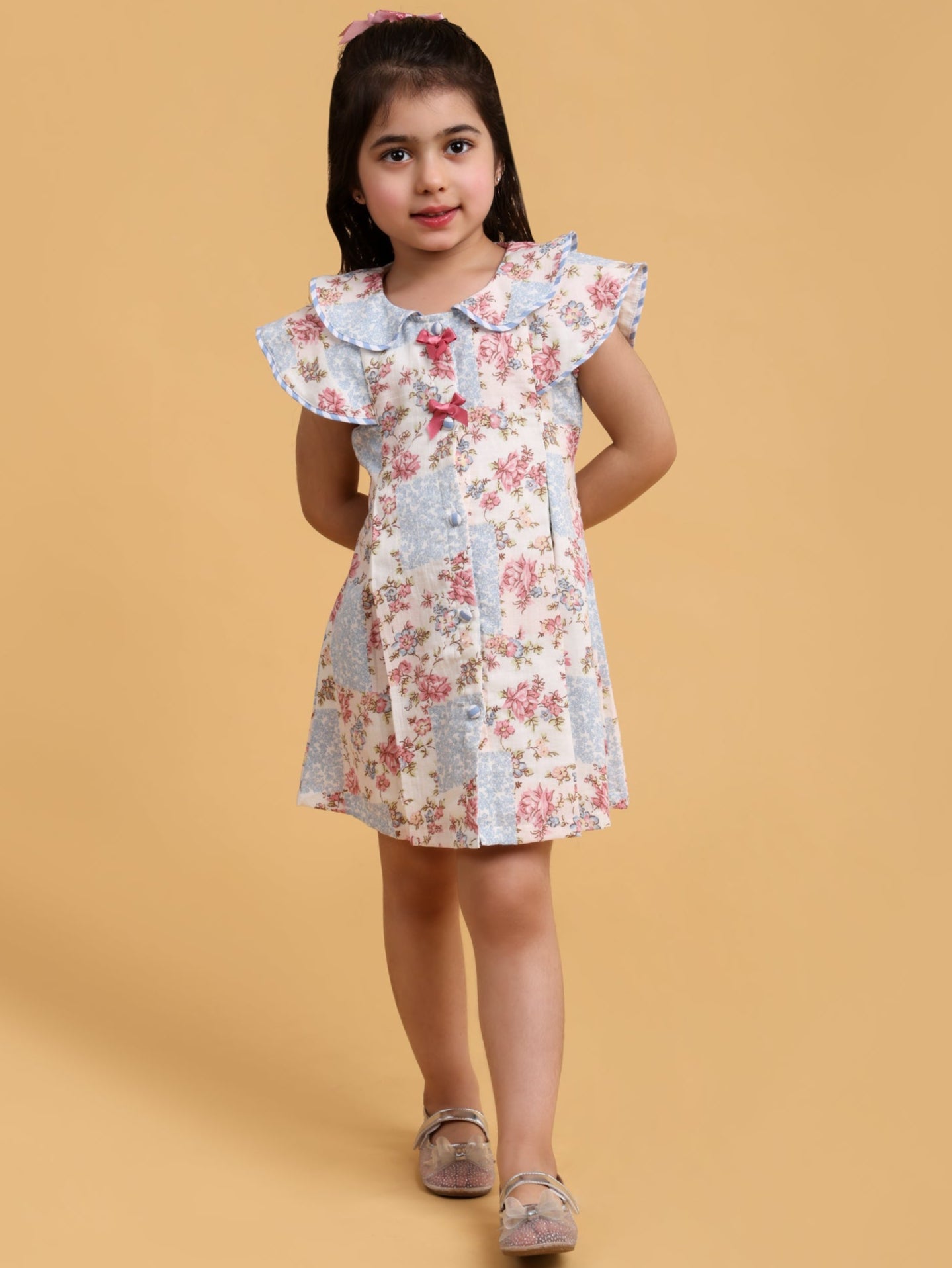 Soft printed cotton dress
