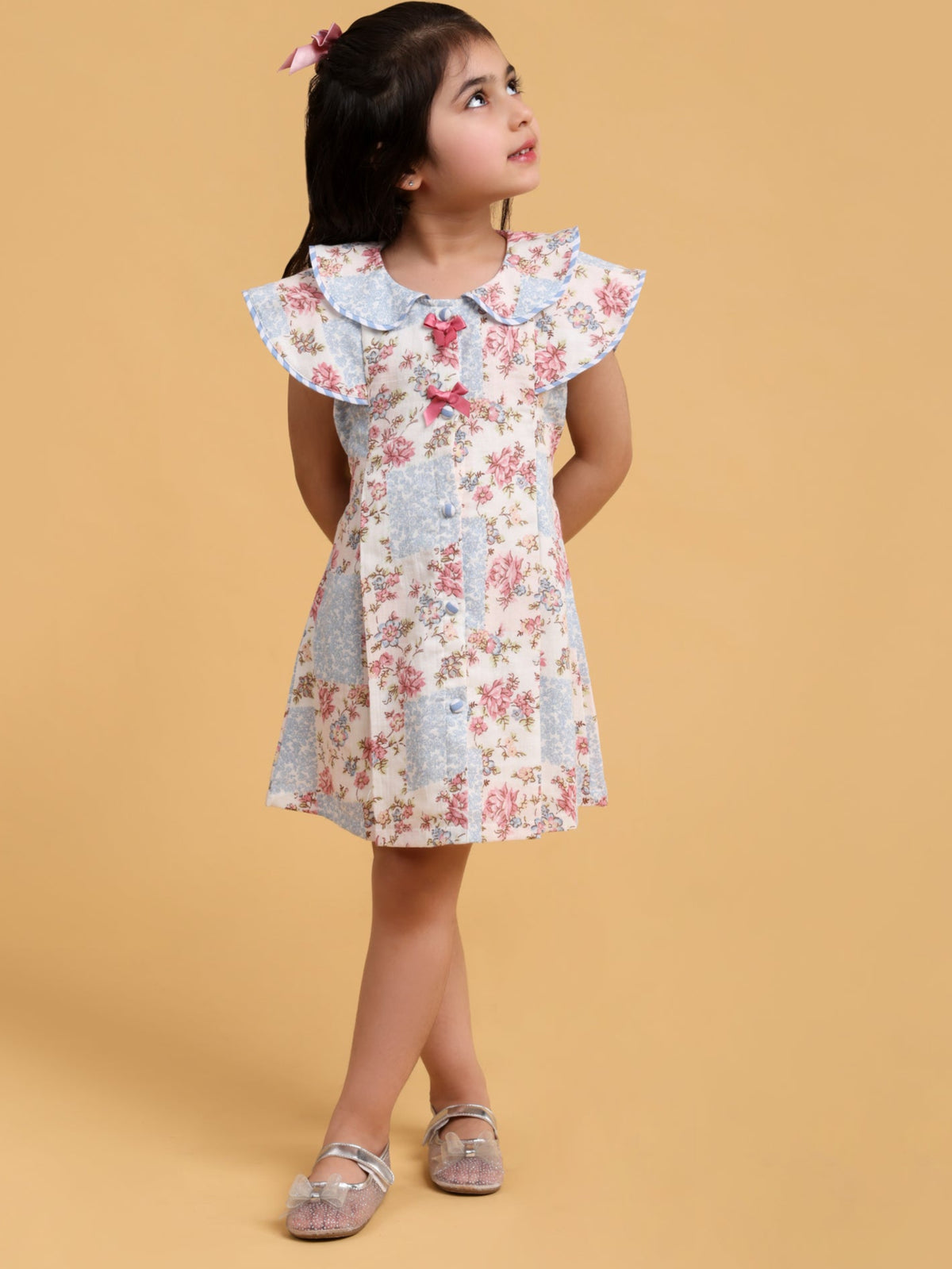 Soft printed cotton dress