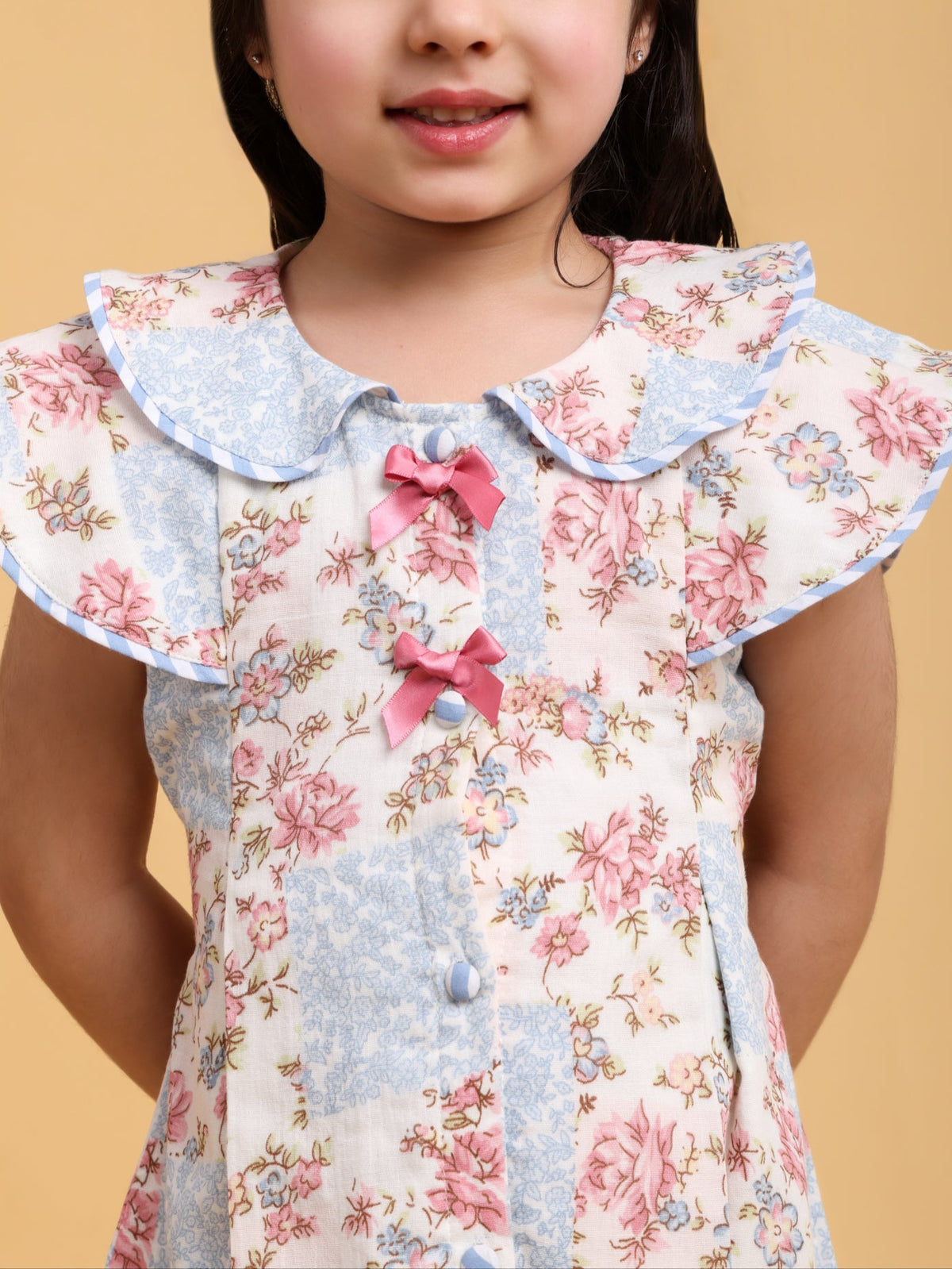 Soft printed cotton dress